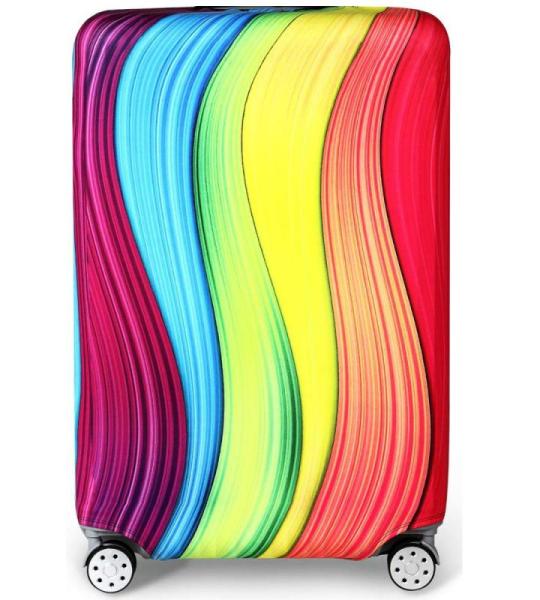 Kofferhoes, elastisch, bamboe, koolstofvezel, 45-81 cm, kofferbeschermhoes, cover, reiskoffer, hoes, hoes, hoes