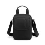 CHDWEY Umhängetaschen für Herren Kleine Umhängetasche for Männer lässig wasserdicht Nylon Messenger Bag Business weiche multifunktionale tragbare Reise Handtaschen Sack(Black)