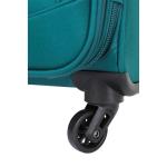 BEIBYE Reiskoffer met 4 wielen, stoffen koffer, handbagage, kinderbagage, koffer, trolley, set van XL-L-M, turquoise, Zacht