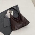 CXINLky Schoudertas voor dames, PU-leer, kleine draagtas, schoudertas, zachte hobo handtassen, effen tas, handtas, schoudertas voor vrouwen