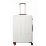 Travelite Koffer met 4 wielen, 3-delig, maten L/M/S, bagage serie Bali: ABS hardshell trolleys, cognac, Trolley met harde schaal L/M/S
