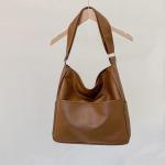 RYTEJFES Tas voor dames, blauw, zwart, modieus, grote handtas, schoudertas met veel vakken, schoudertas, handtassen, casual damestas voor kantoor, school, winkelen, reizen
