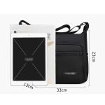 CHDWEY Umhängetaschen für Herren Männer Umhängetasche Casual Crossbody Tasche Outdoor Sport Man Messenger Bag Hohe Qualität Nylon Business Männliche Handtaschen(Grijs)