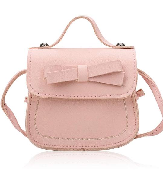 Schoudertas Kleine Meisjes, Handtas Met Strik, Mini Flap Tas, Portemonnee Kleine, Portemonnee Tas Crossbody Tas voor Kinderen Peuter Leeftijd 2-5 jaar