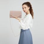 Elegante Kettingzak Damestas Clutch tas Handtas Bruiloft Avondtasje Meisje (Roze)