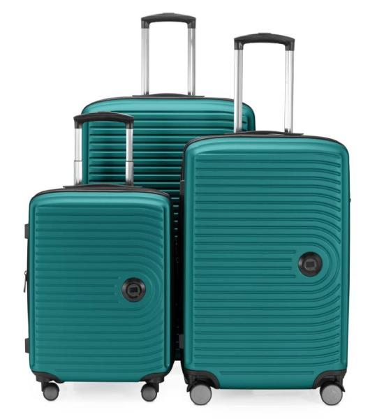 Hauptstadtkoffer Rolkoffer, middelgroot/groot, harde schaal van ABS, 4 rubberen zwenkwielen, voldoet aan TSA-eisen Mitte, turquoise