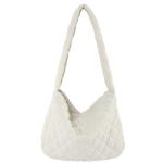 Schoudertas voor dames, handtas, corduroy tassen, grote shopper, tote bag, schoudertas, casual crossbody tas voor school, kantoor, werk, reizen, uitstapjes, winkelen, 01-beige, Lar