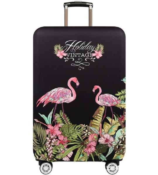 Kofferhoes, elastisch, bamboe, koolstofvezel, 45-81 cm, kofferbeschermhoes, cover, reiskoffer, hoes, hoes, hoes