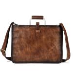 Zakelijke heren aktetas heren tas retro diagonaal tas handtas casual schoudertas (B 37 x 28 cm)