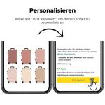 NoBoringSuitcases.com Handbagage, harde koffer met TSA-slot, voor volwassenen en vrouwen, trolley, reiskoffer, draagtas, rolkoffer, klein of middelgroot, 21 zandkleuren, koffer