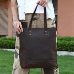 AMZOPDGS STUKS Handtas Pendelaar Draagtas Uniseks Schoudertas Business Bag Retro Heren Tas (A 38 * 35 * 11cm)