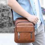CHDWEY Umhängetaschen für Herren Herrentasche Fashion Business All Matching-Schulter-Kurier-Beutel-Computer-Aktenkoffer