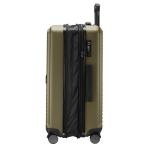 HAUPTSTADTKOFFER Midden grote harde koffer, TSA, 4 wielen, check-in bagage met 8 cm volumevergroting, 77 cm, 130 liter, grafiet, Avocado., koffer