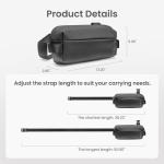 Compact Sling Bag, 4L Minimalistische Borsttas Schoudertas voor Mannen en Vrouwen, Waterafstotende Lichtgewicht Kleine Crossbody Schoudertas voor Vrije Tijd, Reizen