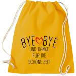 Shirtinstyle Gymtas, bye bye en dank voor de mooie tijd, opvoeder, leraar, leraren, gymtas, tas, schooltas, kleuterschool