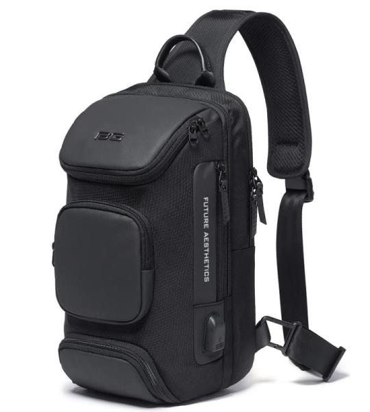 BanGe Sling Bag, waterdichte borsttas voor heren, schoudertassen, crossbody sling rugzak voor heren