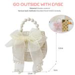 Kleine meisjes handtas met kinderen sieraden schattige schoudertas meisjes kleine portemonnee mini portemonnee voor peuter meisjes crossbody schattige prinses handtassen schouderta