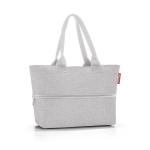 Shopper e1 - grote tas - ruimte voor kleine en grote boodschappen, Sky Rose, Eén Maat