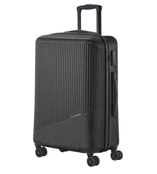 Travelite 4-Rad Hartschalenkoffer mittelgroß 65 Liter, Gepäck Serie Bali: ABS Hartschalen Trolley mit TSA Kombinationsschloss, 67 cm
