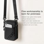 Mini Messenger Bag met ritssluiting, crossbody schoudertas, klein, waterdichte borsttas voor heren, anti-diefstal schoudertas, mobiele telefoon, crossbody tas, voor dagelijks gebru