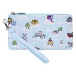 Toy Story Movie Collab All Over Print Nylon Polsband Portemonnee Blauw, Blauw, Eén maat