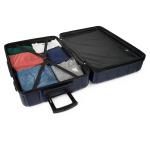 DKNY - Reis. 4-wielen-set - Reisset - Lichtgewicht set. TSA-combinatiehangslot, marineblauw