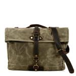 Retro canvas schoudertas heren Street Simple Travel schuine rugzak trend Messenger Bag casual herentas (C)