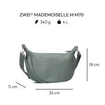 Mademoiselle.M M70 Half-Moon Bag Eucalyptus