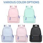BITUOR Schoolrugzak voor dames, rugzak voor dames, 15 inch laptoprugzak, schoolrugzak, meisjes, tieners, met laptopvak, waterdichte schooltas, dagrugzak, elegant, voor school, univ