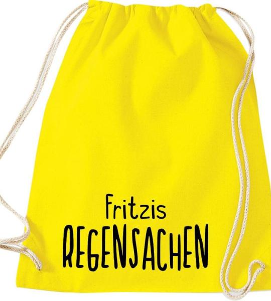 Shirtinstyle Gymtas, regenspullen met wensnaam, kinderdagverblijf, school, vrije tijd, gymtas tas tas