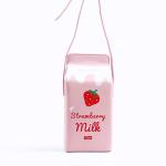 Meisjes PU Lederen Handtas Cupcake IJs Popcorn Leuke Melk Box Portemonnee Tas Kleine Schoudertas Persoonlijkheid Mini Schoudertas Handtassen, Roze, Taille unique