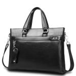 CHDWEY Umhängetaschen für Herren Männer Beutel-Qualitäts-Classic Leder Mann-Aktenkoffer der Männer Geschäfts Handtaschen-Kurier-Beutel-Computer-Laptop-Tasche(1)