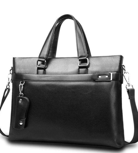 CHDWEY Umhängetaschen für Herren Männer Beutel-Qualitäts-Classic Leder Mann-Aktenkoffer der Männer Geschäfts Handtaschen-Kurier-Beutel-Computer-Laptop-Tasche(1)