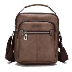 CHDWEY Umhängetaschen für Herren Männliche Handtasche Messenger Bag Luxus Geschäftsmann Handtasche Umhängetasche Pu. Kleine Crossbody-Tasche aus Leder Männer stilvolle Freize