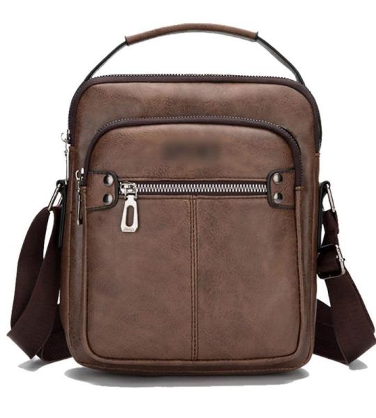 CHDWEY Umhängetaschen für Herren Männliche Handtasche Messenger Bag Luxus Geschäftsmann Handtasche Umhängetasche Pu. Kleine Crossbody-Tasche aus Leder Männer stilvolle Freize
