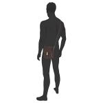 Heren Journey schoudertas, beige, 22