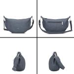 Mademoiselle.M M70 Half-Moon Bag Nubuk-Blue