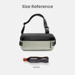 Compact Sling Bag, 4L Minimalistische Borsttas Schoudertas voor Mannen en Vrouwen, Waterafstotende Lichtgewicht Kleine Crossbody Schoudertas voor Vrije Tijd, Reizen