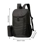 callmo Sportrugzak voor dames, waterdicht, PU-leer, schooltas, anti-diefstal, dagrugzak, schoudertas, outdoor, lichtgewicht, schoudertas, handtas