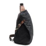 Neuleben Waterdichte schouderrugzak van canvas vintage uniseks heren kleine sling rugzak schoudertas outdoor sport vrije tijd