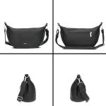 Mademoiselle.M M70 Half-Moon Bag Nubuk-Black