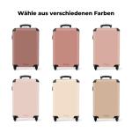NoBoringSuitcases.com Handbagage, harde koffer met TSA-slot, voor volwassenen en vrouwen, trolley, reiskoffer, draagtas, rolkoffer, klein of middelgroot, 21 zandkleuren, koffer