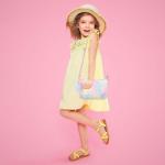 Pluche handtassen kinderen regenboog pluche crossbody schouder meisjes verstelbare schoudertassen kleine pluche tas mobiele telefoon sieradentas voor kinderen, meisjes vrouwen, reg