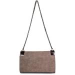 Koppeling, avondtas met metalen sluitingen en ketting, vintage ontwerp, dames 02012046, Farbe:fawn