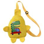PW TOOLS Umhängerucksack für Kinder,Niedliche Dinosaurier-Karikatur-Brusttasche | wasserdichte Taschenrückseite mit verstellbarem Riemen für Kindersnacks