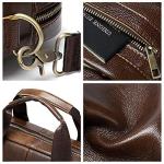 CHDWEY Umhängetaschen für Herren Business-Männer-Aktenkoffer-Leder-Mann-Tasche große Kapazität Herrenhandtaschen-Umhängetasche(Grijs)