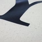 stijlvolle ruime draagtas, gepersonaliseerd bedrukt, met binnenzak, ritssluiting en grote bodem, katoenen tas, stoffen shopper, handtas, Oeko-Tex 100 standaard gecertificeerd.