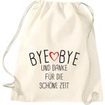 Shirtinstyle Gymtas, bye bye en dank voor de mooie tijd, opvoeder, leraar, leraren, gymtas, tas, schooltas, kleuterschool
