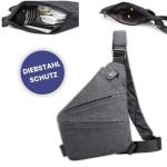 Gipfelfreund Anti-diefstal tas, Gipfelfreund Anti-diefstal schoudertas, borsttas, voor dames en heren