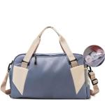 CHDWEY Umhängetaschen für Herren Trockene nasse Gym Bag Yoga Matte Sporttasche Handtaschen Outdoor Sport Schulter Reisen Frauen Männer Fitness Training Tasche mit Schuhtasche(Bl